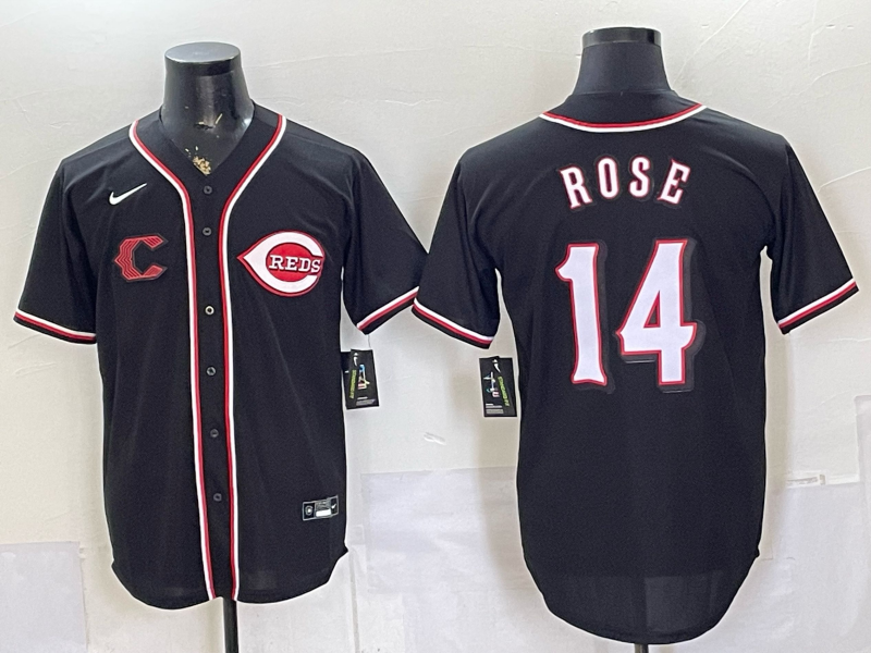2026 Men Boston Red Sox #14 Rose black Nike MLB Jersey 0632005->boston red sox->MLB Jersey